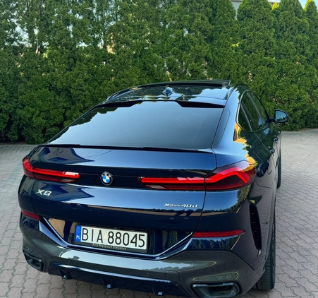 BMW X6 cena 344400 przebieg: 107000, rok produkcji 2021 z Białystok małe 56
